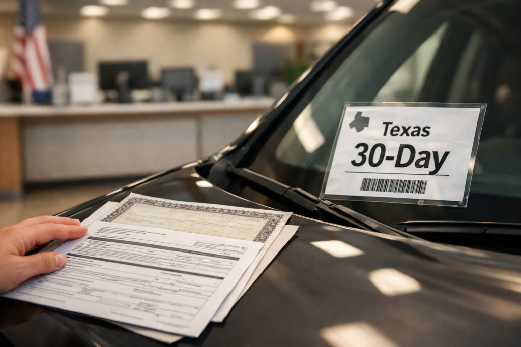 Texas temporary 30-day vehicle permit Texas temporary 30-day vehicle permit