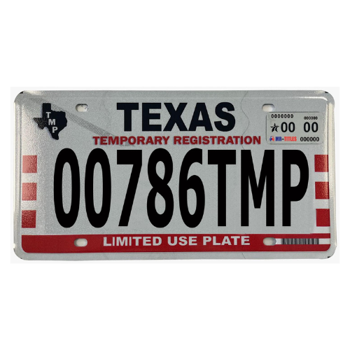 MR TITLES | Temporary 30 Days Plate Texas | Fast Vehicle Permit Free Template Registration
