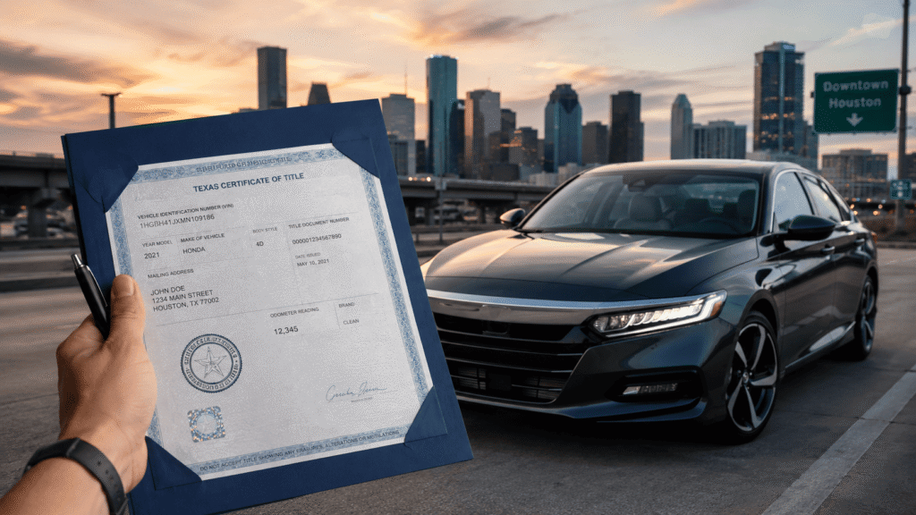 Texas vehicle title transfer and registration guide