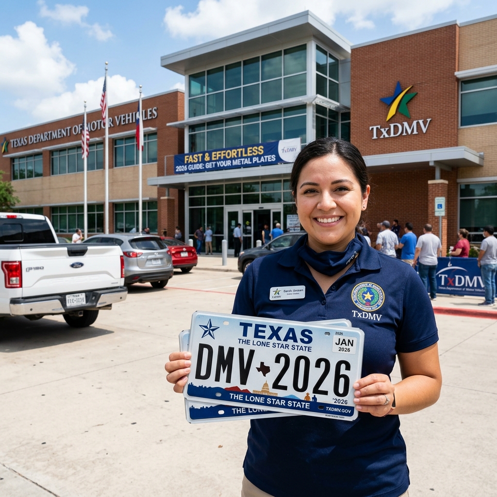Texas DMV Metal License Plates Texas DMV Metal License Plates